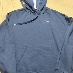 ALO Yoga Men's Navy Hoodie